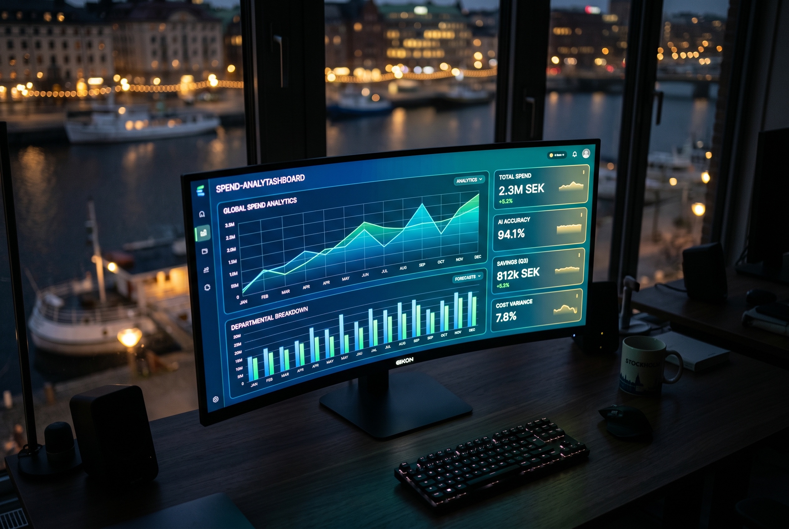 Spend intelligence dashboard